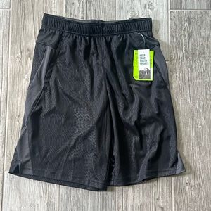 DSG dicks sporting goods boys black performance shorts size x-large